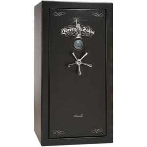 Lincoln Series | Level 7 Security | 2 Hour Fire Protection | 25 | Dimensions: 60.5”(H) x 30”(W) x 24”(D*) | Textured Black | Electronic Lock - Closed